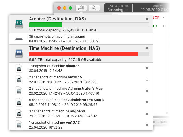 Screenshot of Disk Manager
